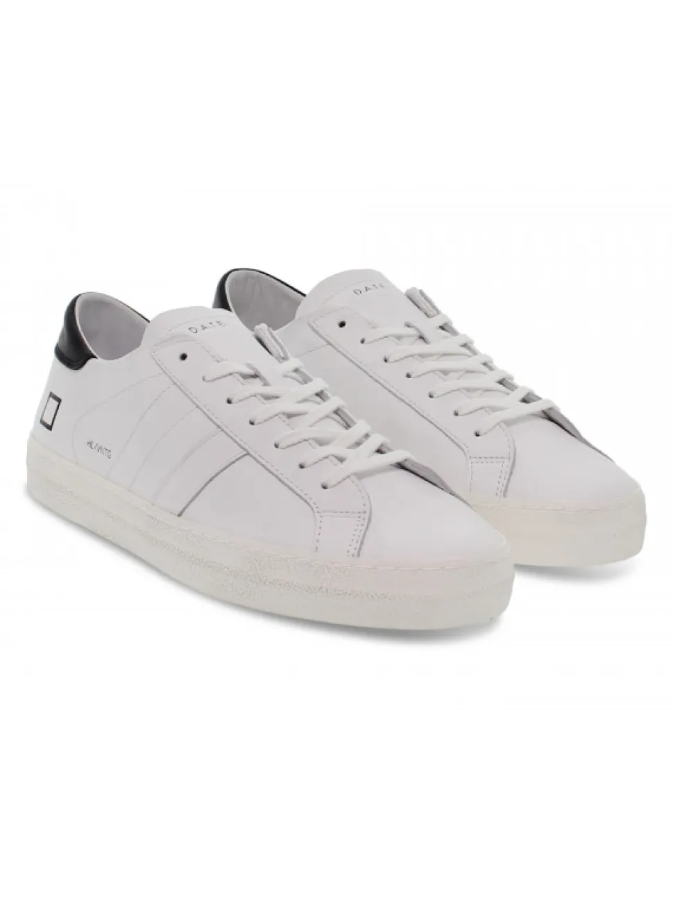 D.A.T.E. Sneakers Hill Low Vintage Calf In White Leather^Men Sneakers