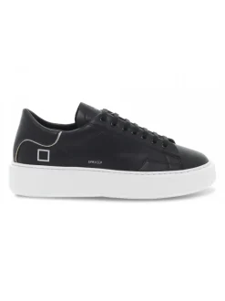 D.A.T.E. Sneakers Sfera Calf In Black Leather^Women Sneakers