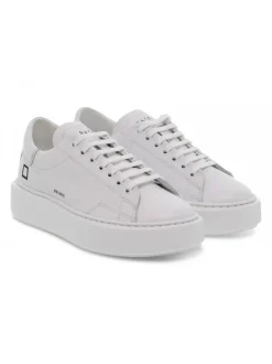 D.A.T.E. Sneakers Sfera Mono In White Leather^Women Sneakers
