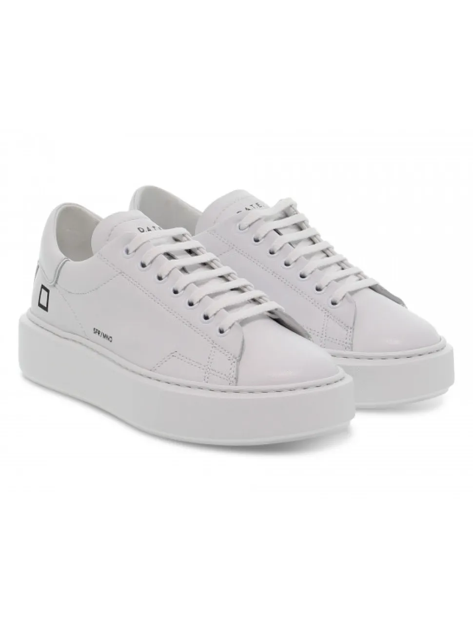 D.A.T.E. Sneakers Sfera Mono In White Leather^Women Sneakers