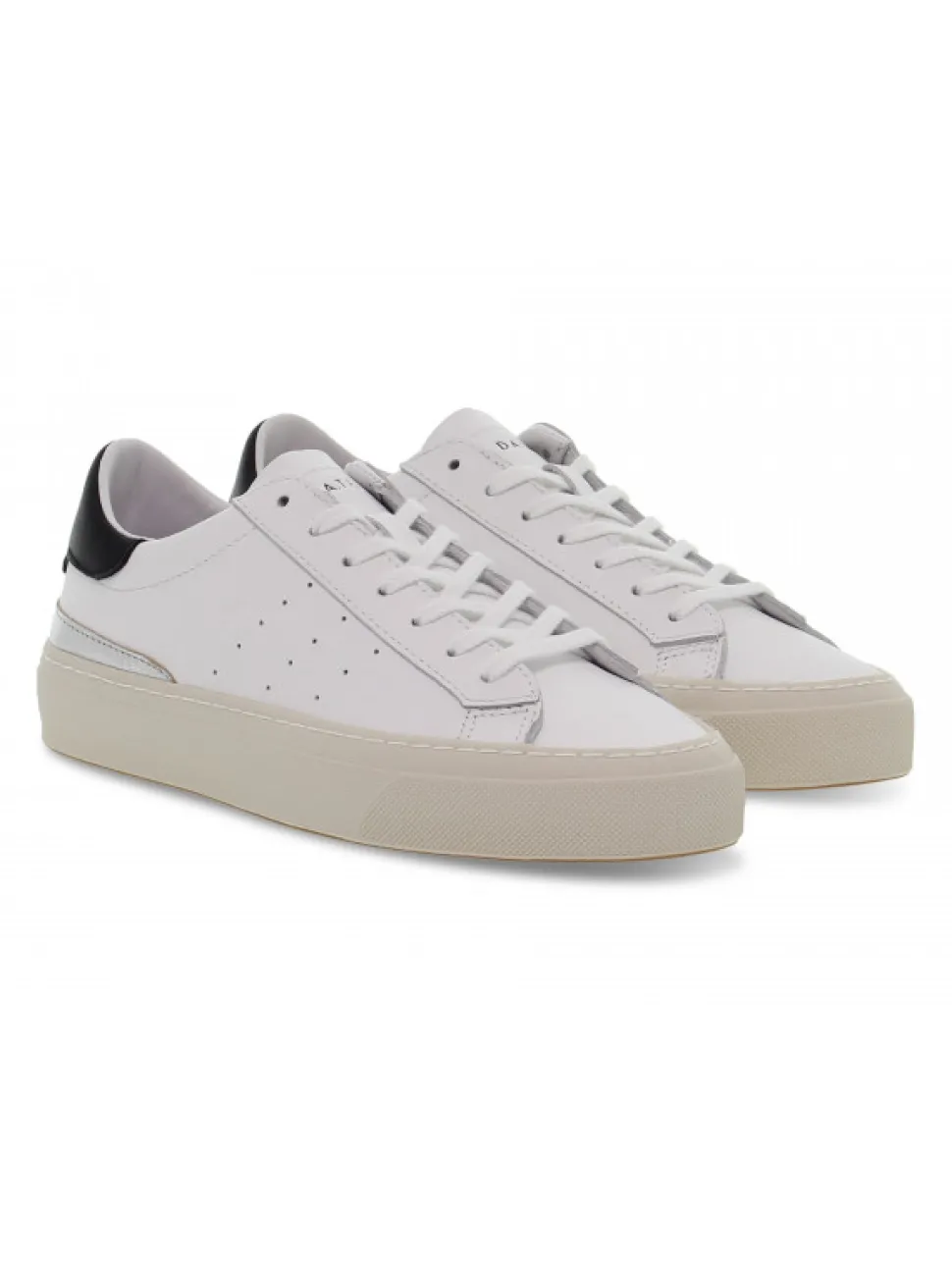D.A.T.E. Sneakers Sonica Leather In White Leather^Women Sneakers