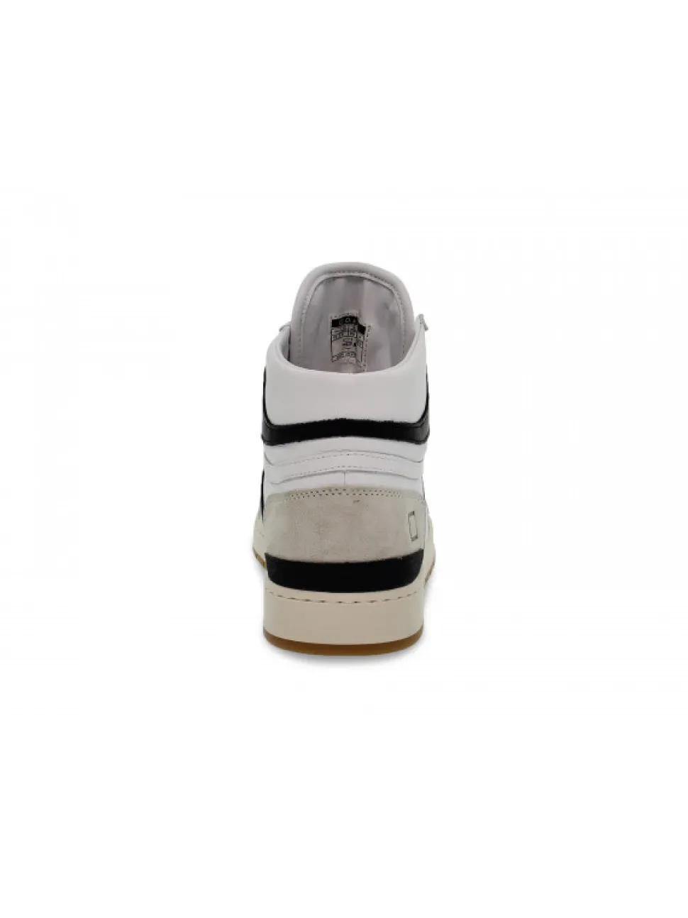 D.A.T.E. Sneakers Sport High Class White-Black In White Leather^Men Sneakers