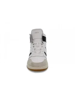 D.A.T.E. Sneakers Sport High Class White-Black In White Leather^Men Sneakers