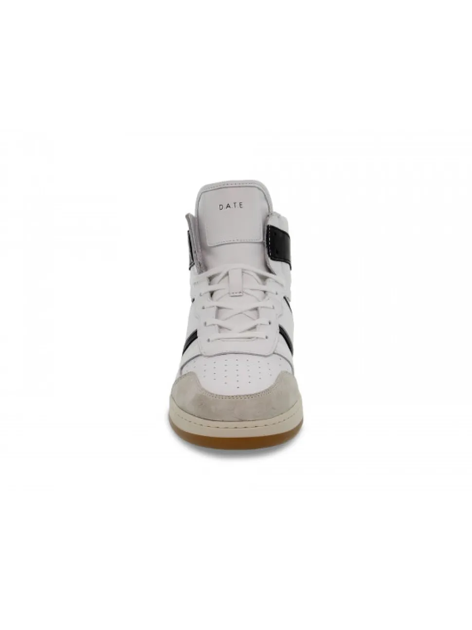 D.A.T.E. Sneakers Sport High Class White-Black In White Leather^Men Sneakers