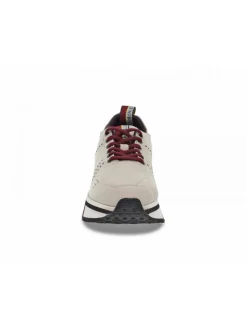Fabi Sneakers In Cream Leather^Women Sneakers