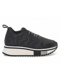 Fabi Sneakers Moncler In Black Nylon^Women Sneakers