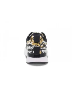 Versace Jeans Couture Sneakers Jeans Couture Dynamic Printed In Black Nylon^Women Sneakers