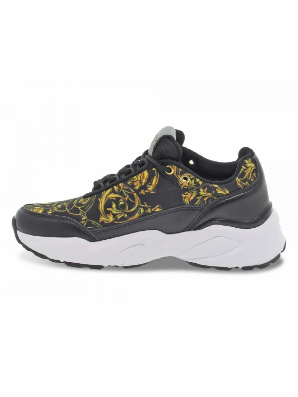 Versace Jeans Couture Sneakers Jeans Couture Wave In Black Nylon^Women Sneakers