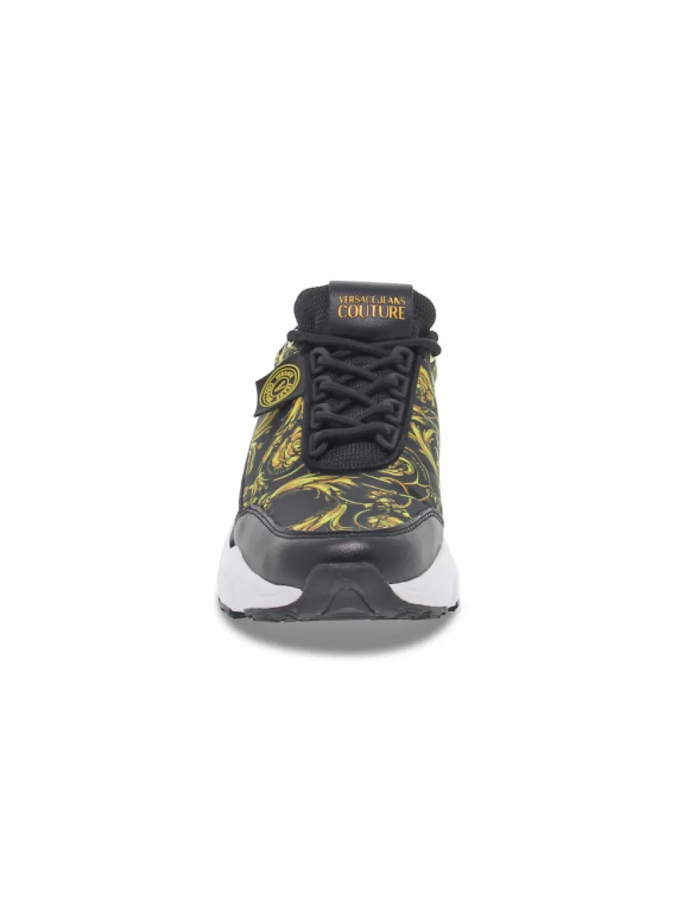 Versace Jeans Couture Sneakers Jeans Couture Wave In Black Nylon^Women Sneakers