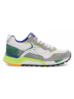 Voile Blanche Sneakers Bholt In Grey Suede Leather^Men Sneakers