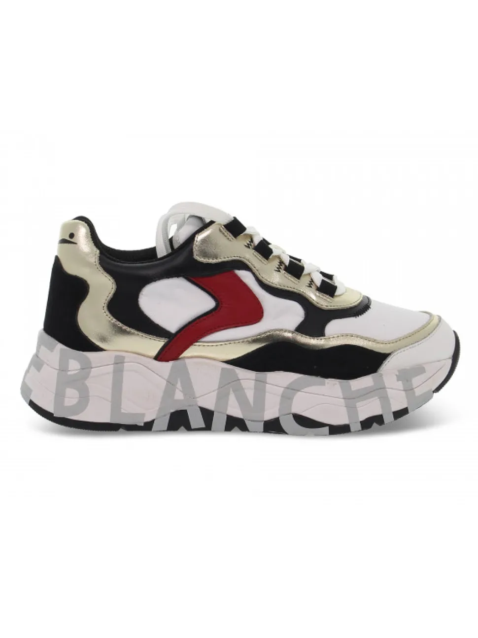Voile Blanche Sneakers Club107 In White Leather^Women Sneakers