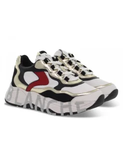 Voile Blanche Sneakers Club107 In White Leather^Women Sneakers