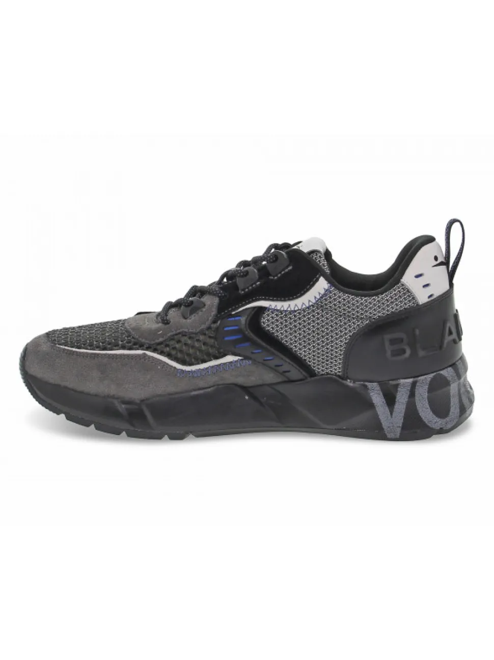 Voile Blanche Sneakers Club01 In Grey Suede Leather^Men Sneakers