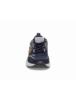 Voile Blanche Sneakers Club01 In Blue Suede Leather^Men Sneakers