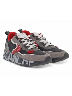 Voile Blanche Sneakers Club01 1B67 In Grey Suede Leather^Men Sneakers