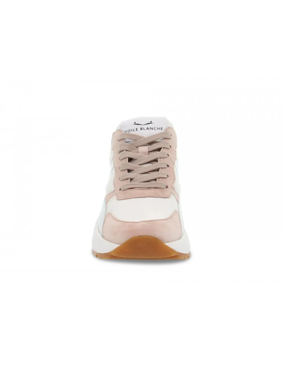 Voile Blanche Sneakers Flowee 02 In White Suede Leather^Women Sneakers