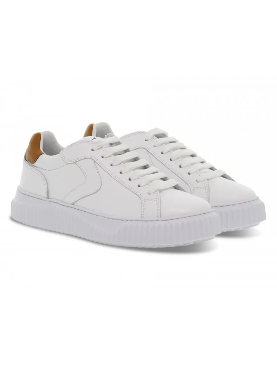 Voile Blanche Sneakers Lipari In White Leather^Women Sneakers
