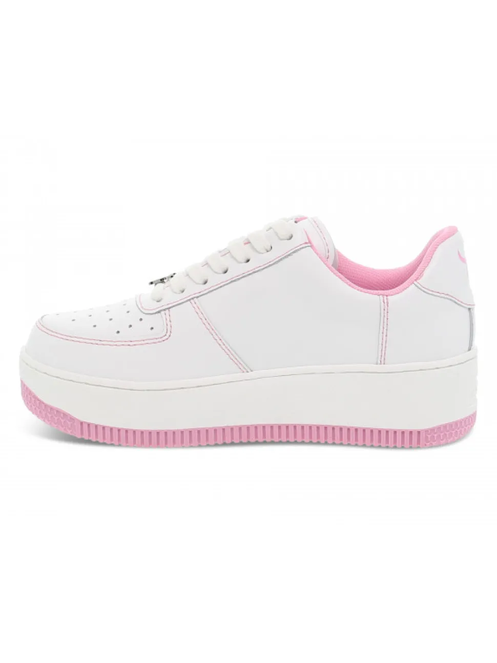 Windsor Smith Sneakers Rebound White Bubblegum In White Leather^Women Sneakers