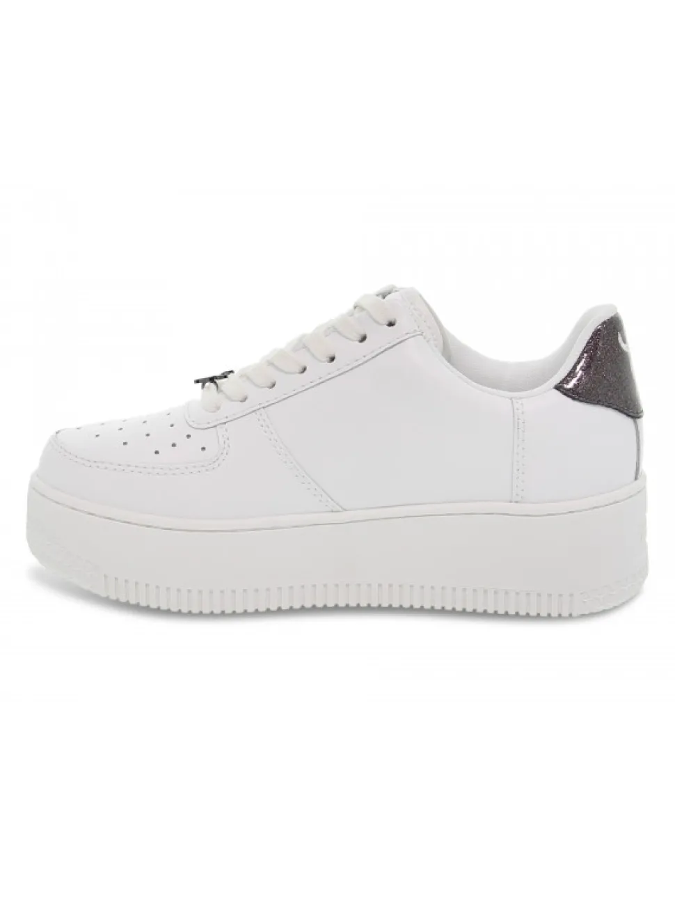 Windsor Smith Sneakers Rich White Glitter Patent In White Leather^Women Sneakers
