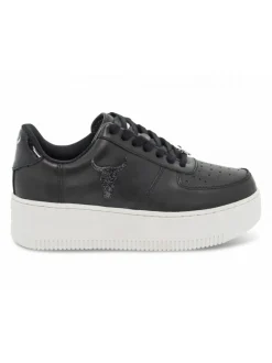 Windsor Smith Sneakers Rich Black Glitter Patent In Black Leather^Women Sneakers