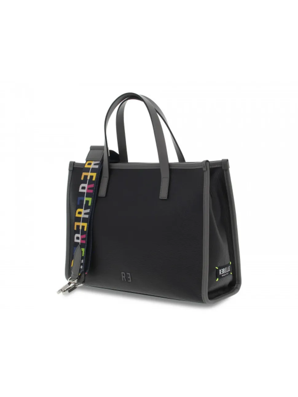 Rebelle Tote Bag Astra Shopping M Dollaro In Black Leather^Women Tote Bags