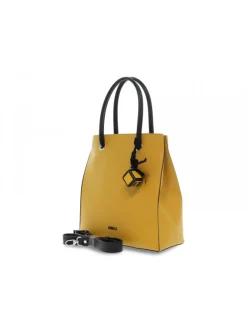 Rebelle Tote Bag Prisma Shopping M Ruga In Mustard Leather^Women Tote Bags
