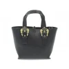 Versace Jeans Couture Tote Bag Jeans Couture Range F Sketch 10 Bags Grainy Buckle In Black Printed^Women Tote Bags
