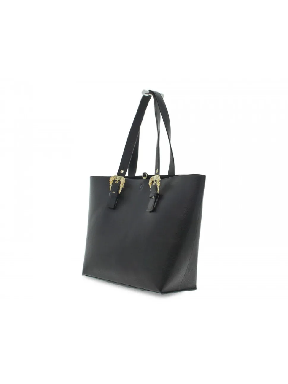 Versace Jeans Couture Tote Bag Jeans Couture Range F Sketch 9 Bags Grainy Buckle In Black Printed^Women Tote Bags