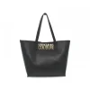 Versace Jeans Couture Tote Bag Jeans Couture Logo Lock Range L Sketch 8 In Black Saffiano^Women Tote Bags