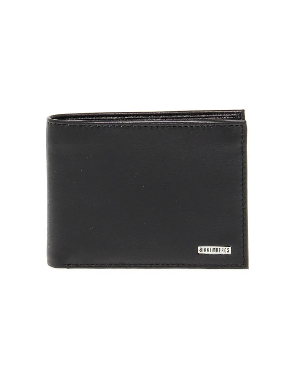 Bikkembergs Wallet Wallet Metal Plate In Leather^Men Wallets