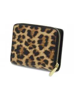 Ermanno Scervino Wallet Small Zip Wallet Mavis In Leopard Print Faux Leather^Women Wallets