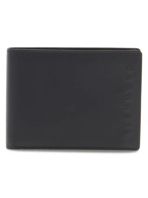 John Richmond Wallet Wallet In Black Leather^Men Wallets