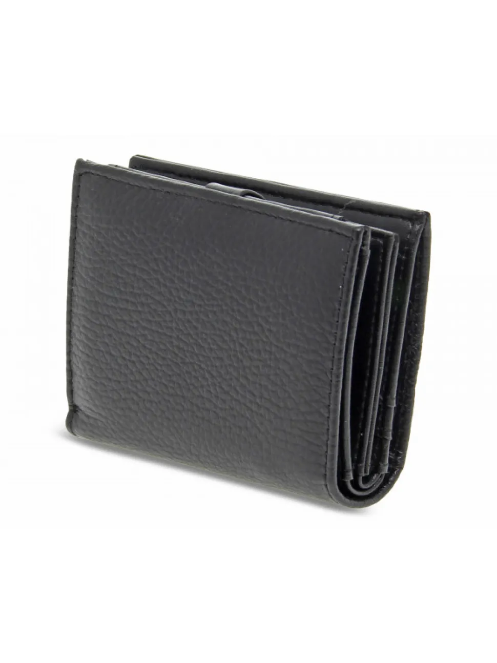 Rebelle Wallet Ziparoun S Dollaro Black In Black Leather^Women Wallets